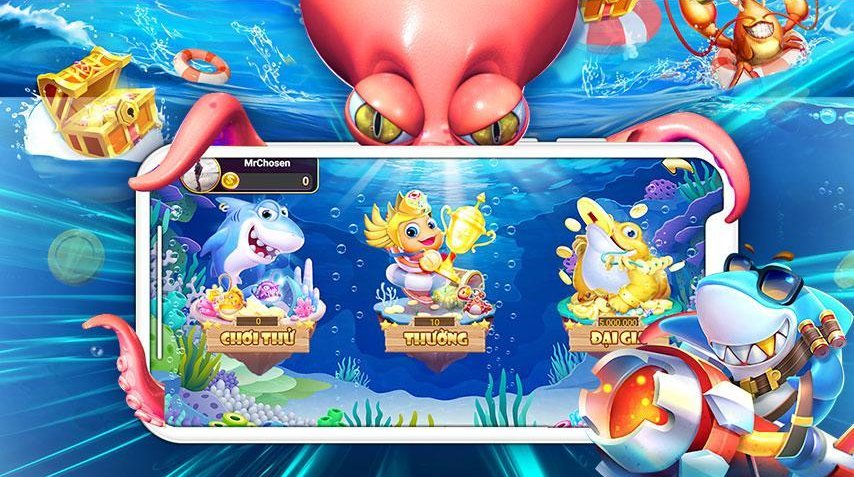 Hình minh họa cơ chế săn boss trong game bắn cá jackpot.
